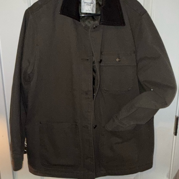 Abercrombie Women's Olive Green Chore (L) - Picture 2 of 4